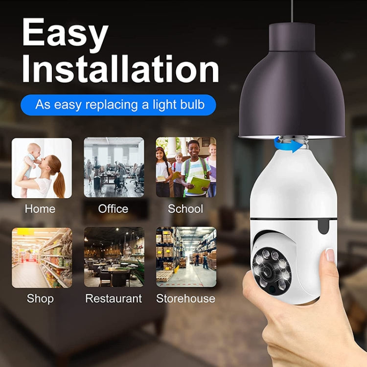 ESCAM 2.0MP 1080P Light Bulb WiFi Camera, Support IR Night Vision / Motion Detection / Two-way Voice, ESCAM ESCAM 2.0MP 1080P Light Bulb WiFi Camera, Support IR Night Vision / Motion Detection / Two-way Voice, ESCAM